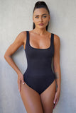 Square Neck Wide Strap Active Bodysuit