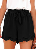 Tie Up Layered Loose Short Pants