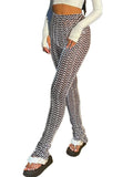 Stacked Ripple Pattern Leggings Long Pants