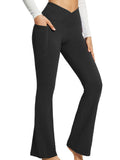 High Waisted Flare Leggings Bell Bottom Pants