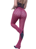 Stacked Ripple Pattern Leggings Long Pants