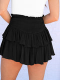 High Waist Gather Ruffles Skirts