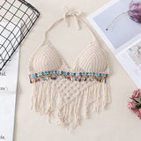 Boho Tassel Sexy Crochet Bikini Top