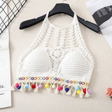 Boho Tassel Sexy Crochet Bikini Top