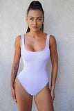 Square Neck Wide Strap Active Bodysuit